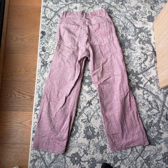 Zara Mauve Textured Pants - Picture 3 of 3